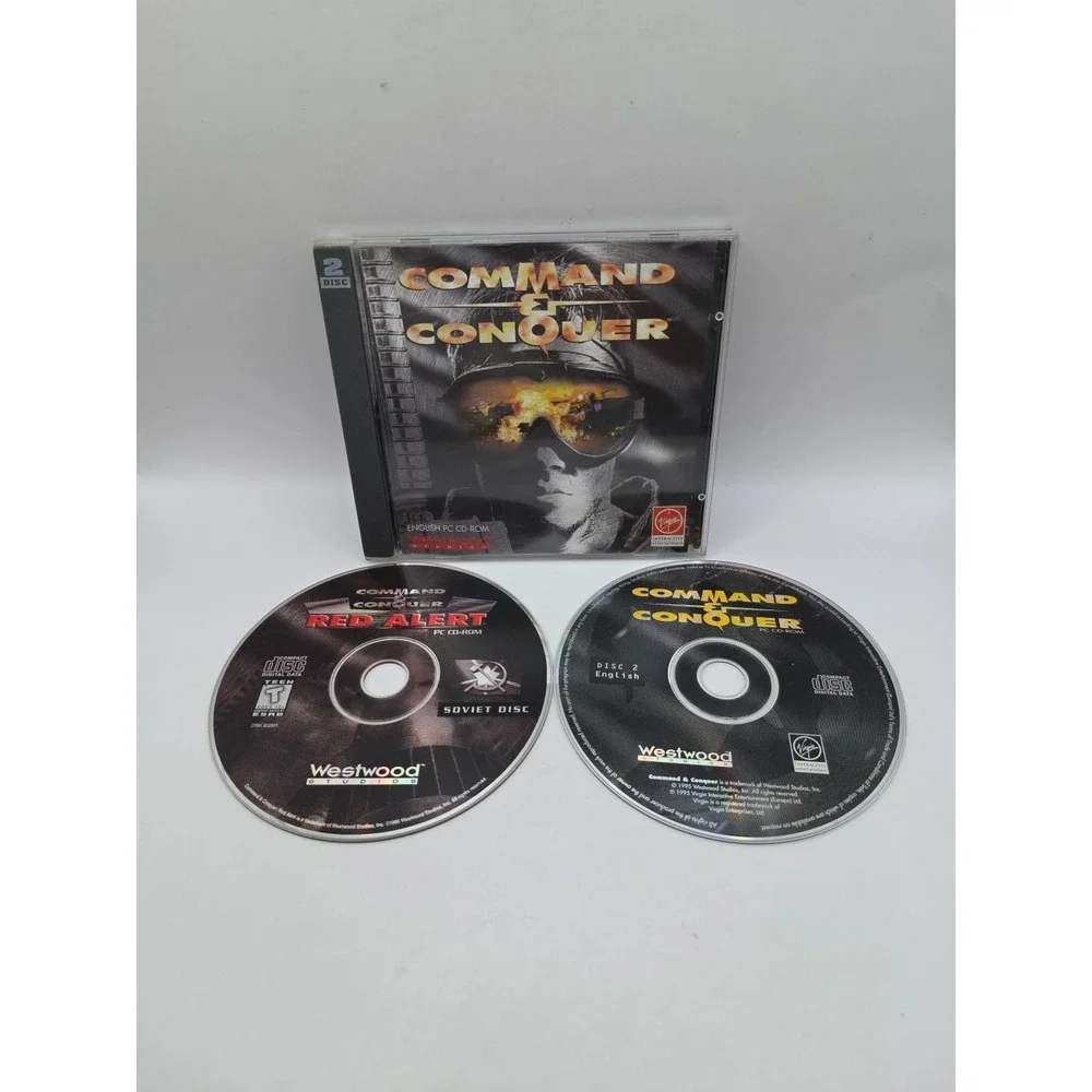 Command & Conquer / Red Alert Pc Cd-rom Westwood Studios 1995 - INCOMPLETE -